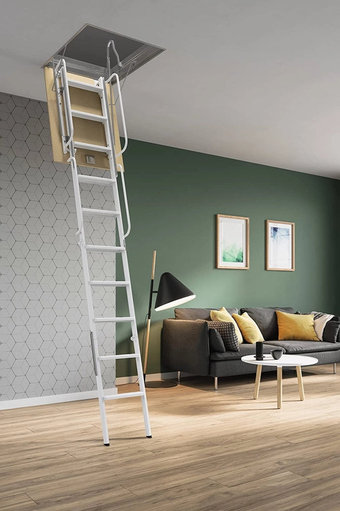 SCALA RETRATTILE PER SOFFITTA 50X100 H300 IN ACCIAIO SCARI 4PZ