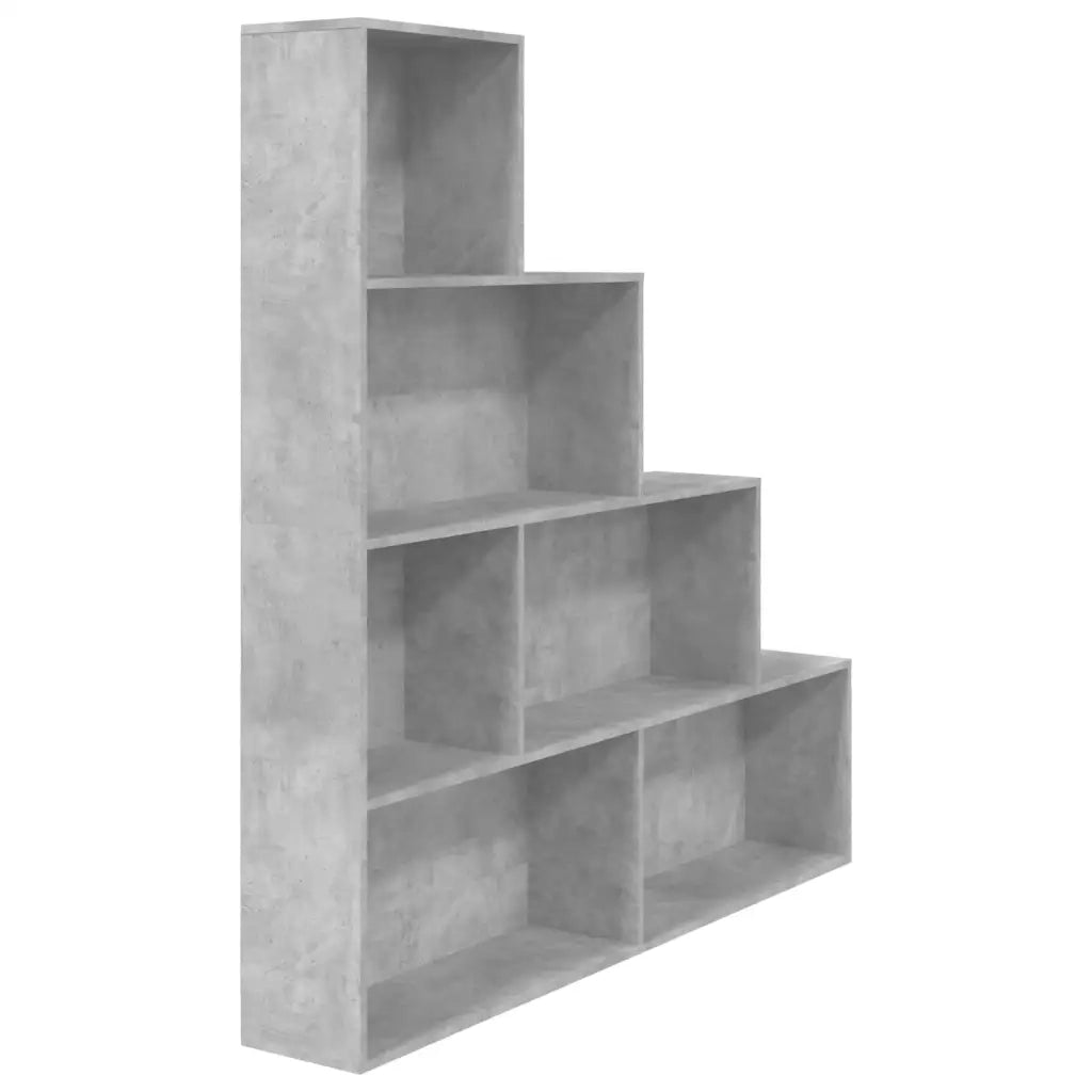 Libreria/Divisorio Grigio Cemento 155x24x160 Legno Multistrato 800661