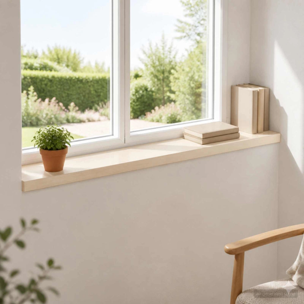 Soglie per finestre 2 pz Bianco 90 x 20 x 2 cm 42049898