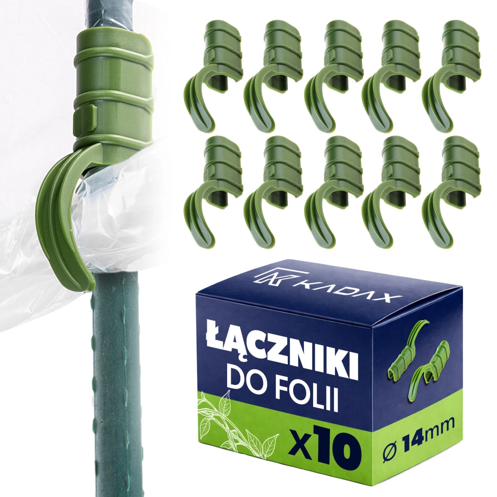 KADAX Łącznik do mocowania folii do stelaża tyczek