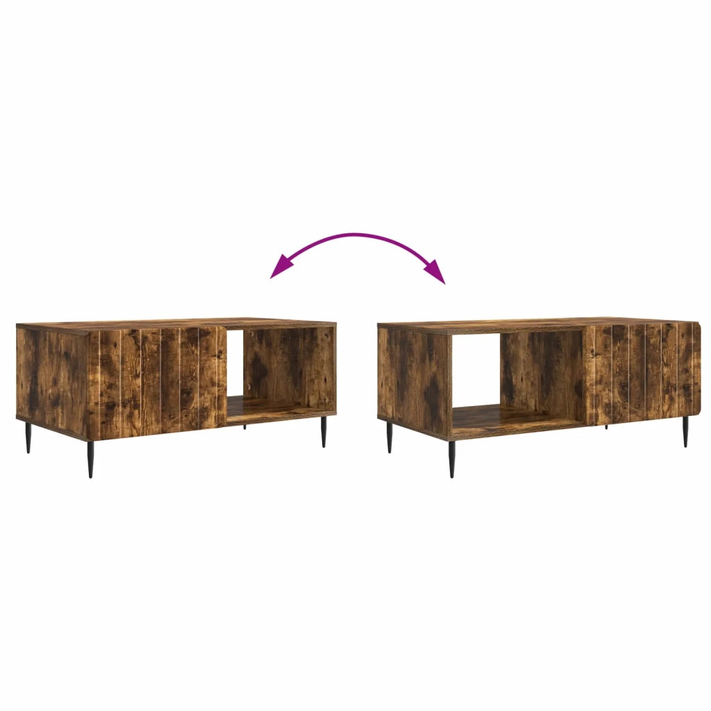 Tavolino da salotto Rovere Fumo 90 x 50 x 40 cm 894500
