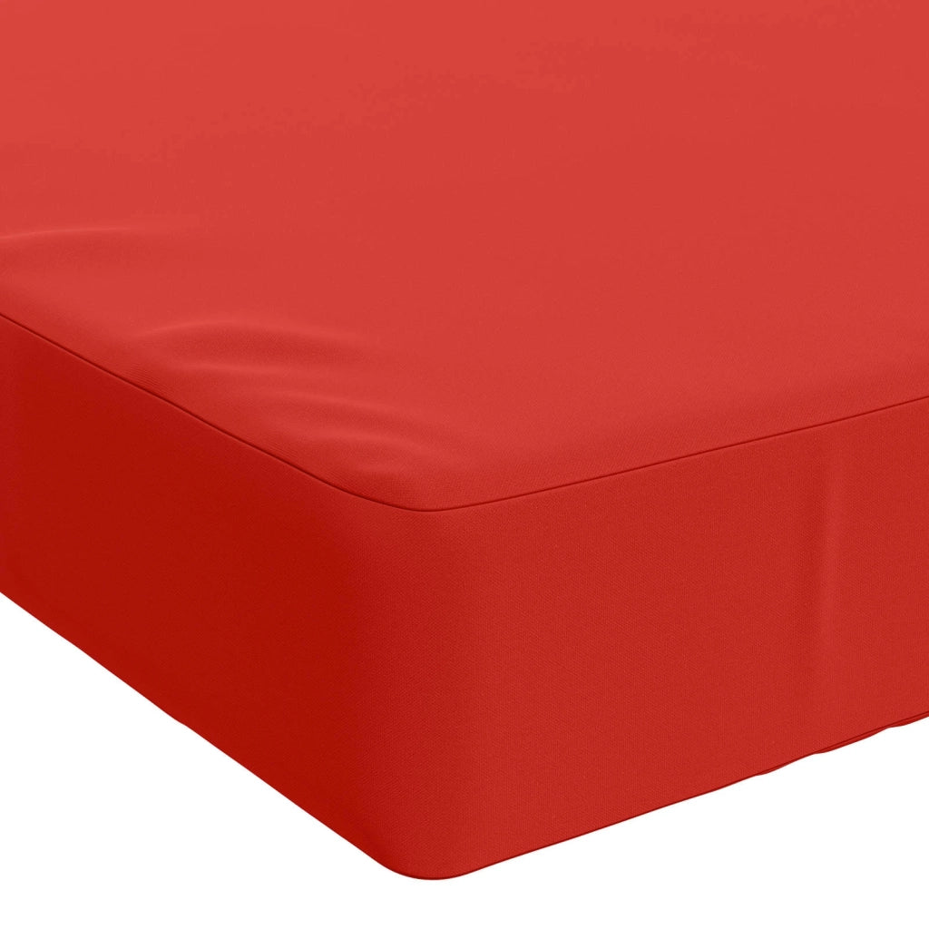 Cuscini per Panchina a 2 Pezzi SOEST 2 pz 100% Poliestere Rosso 950175