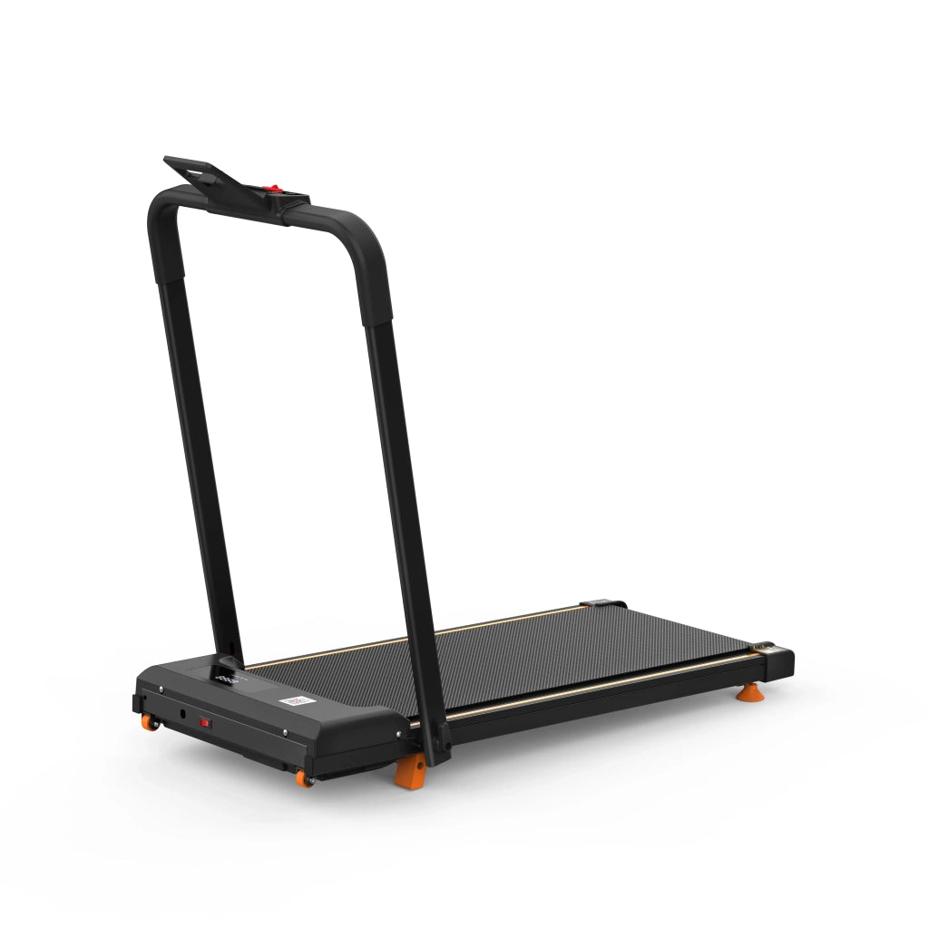 Tapis Roulant da Scrivania Compatto 2-in-1 per Camminare, Correre e Jogging, Portatile con Inclinazione, Capacità 120 kg, con App