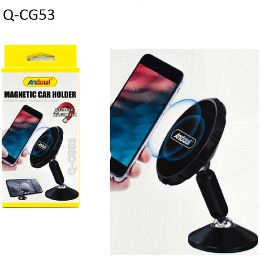 Trade Shop - Supporto Magnetico Per Auto Super Resistente Porta Cellulare Smartphone Q-cg53 -