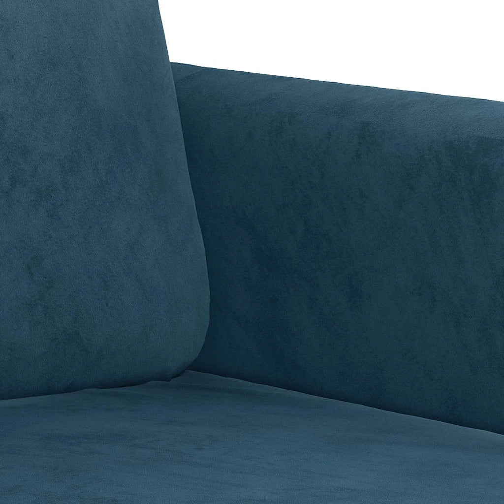 Divano a 3 Posti Blu 180 cm in Velluto 359461