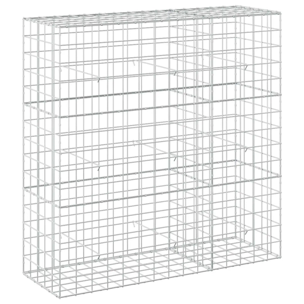 Gabione con Filo da 5 mm e Rete da 10x10 cm 150x50x150 cm 3465237