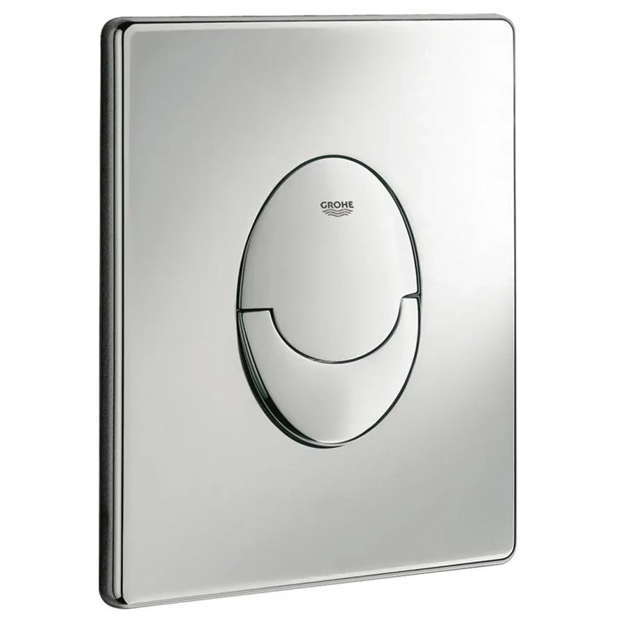 PLACCA DI COMANDO SKATE AIR DOPPIO TASTO  CROMATA     GROHE