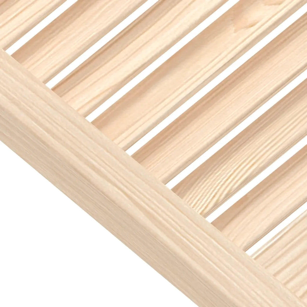 Anta con Design a Lamelle 99,3x59,4 cm in Legno di Pino 151139