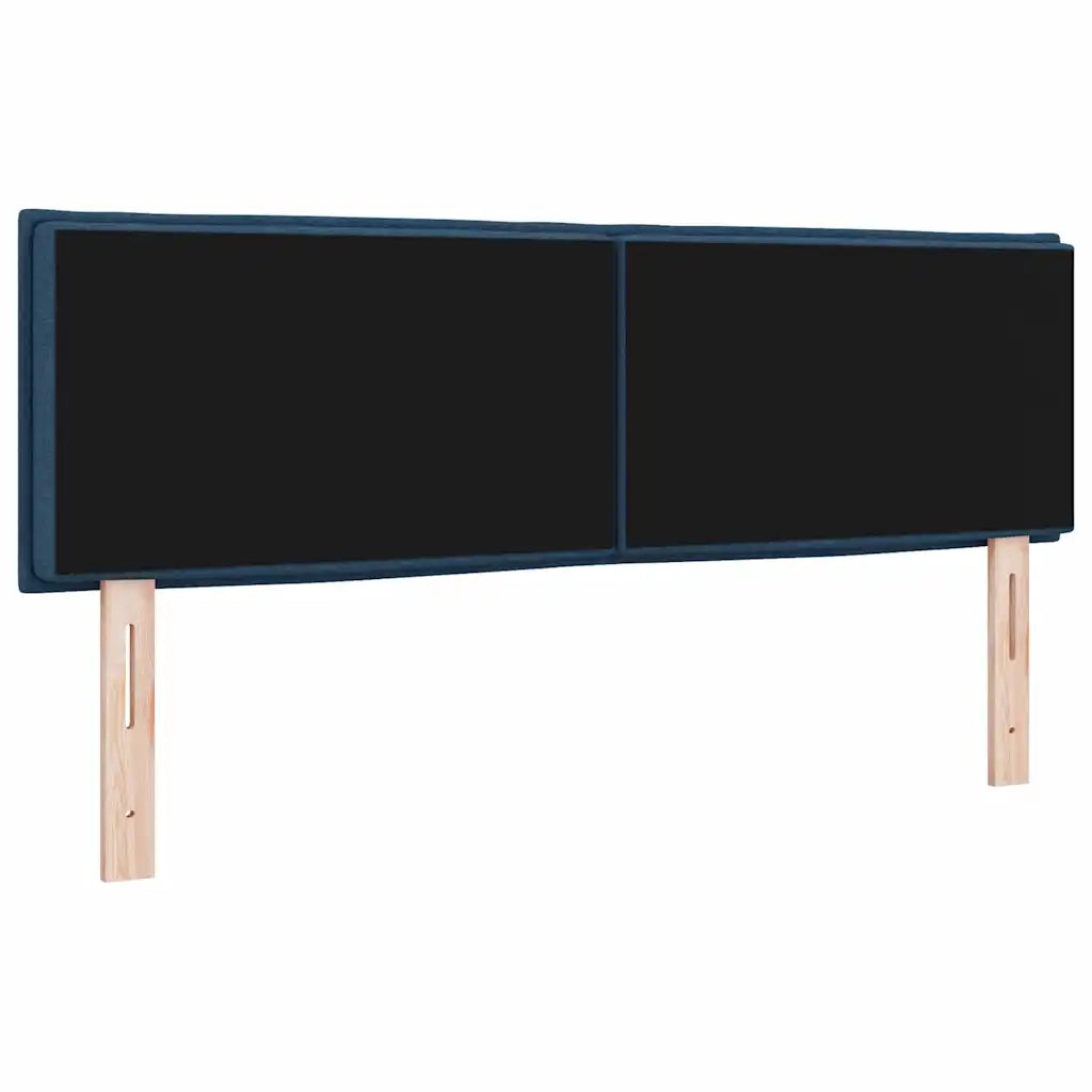 Testiera | Testata LED con strisce LED con Testiera | Testata Blu 144 cm Tessuto