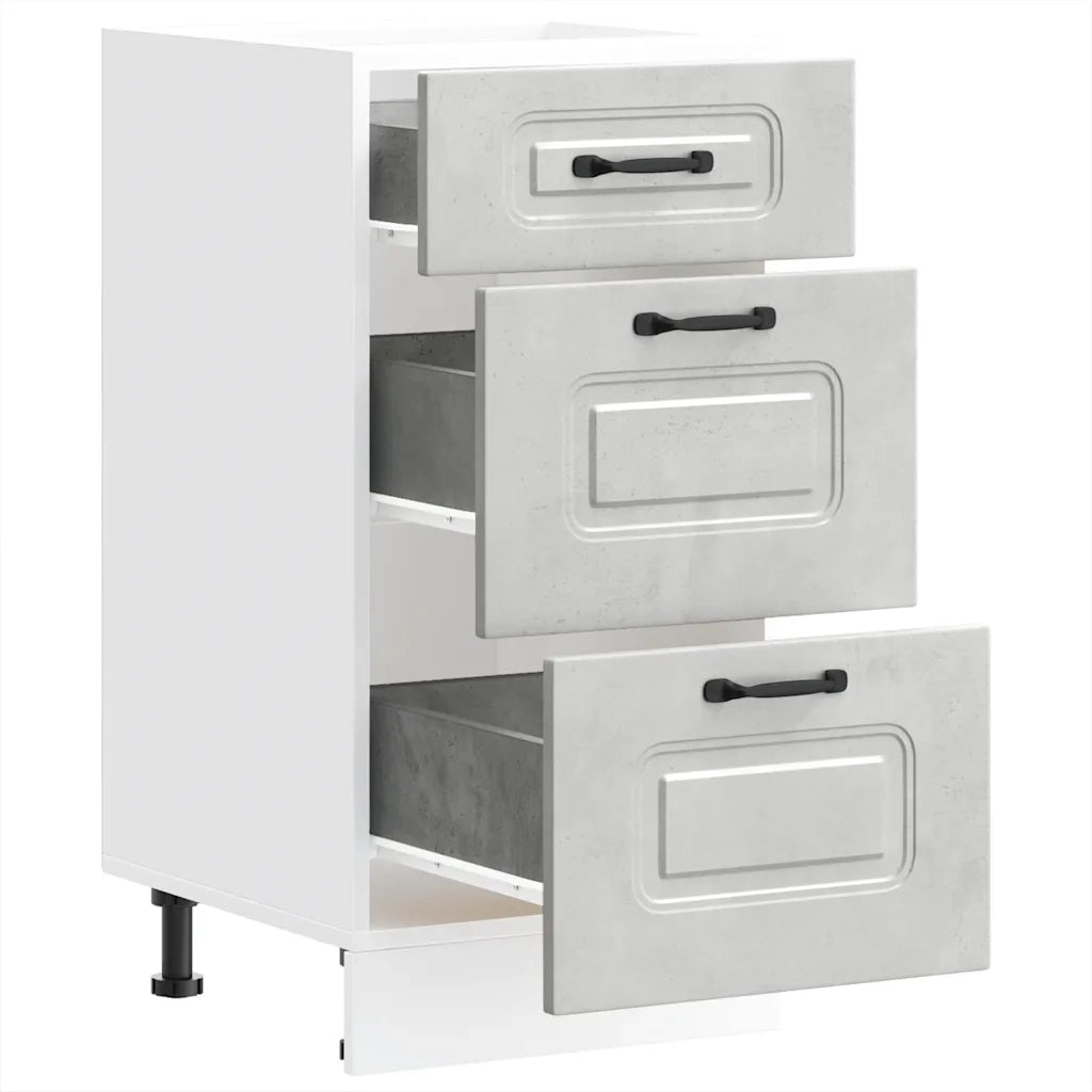 Pensile da cucina | Base da Cucina Kalmar Grigio Cemento in Legno Multistrato