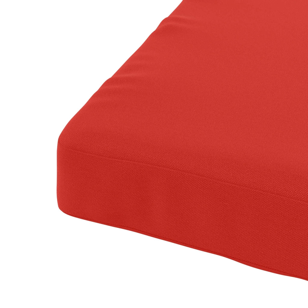 Cuscini per Sedia in 4 Pezzi VUGHT 4 pcs 100% Poliestere Rosso 946292