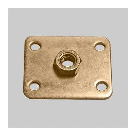 PIASTRA CON DADO SALDATO   M12 - 50x60x3 mm
