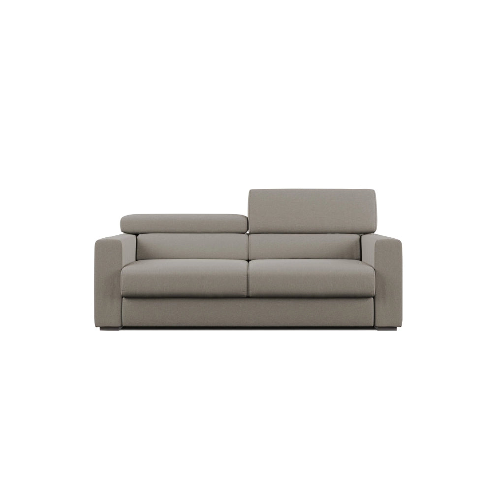 Dylan Divano con pouf estraibile 188 cm tortora