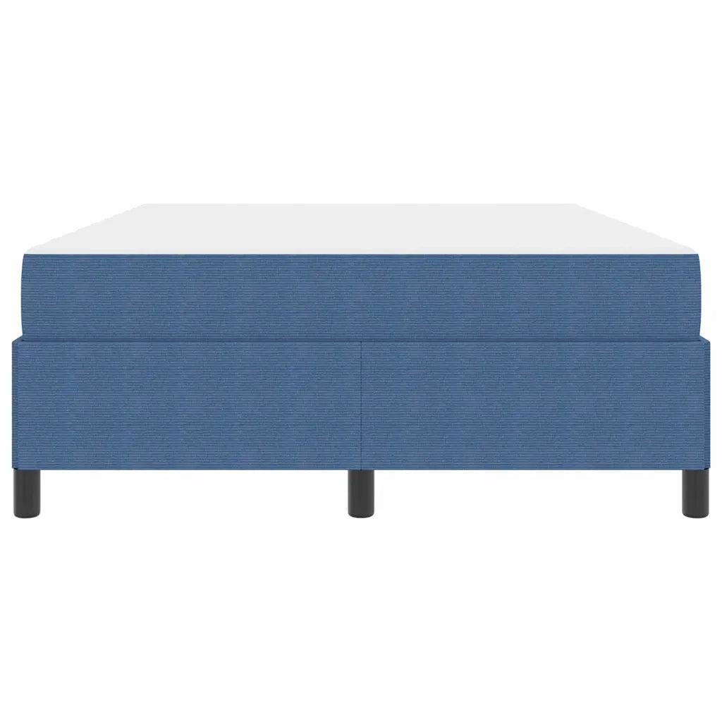 Struttura del letto con materasso-Giroletto Blu 140 x 190 cm Tessuto 854076