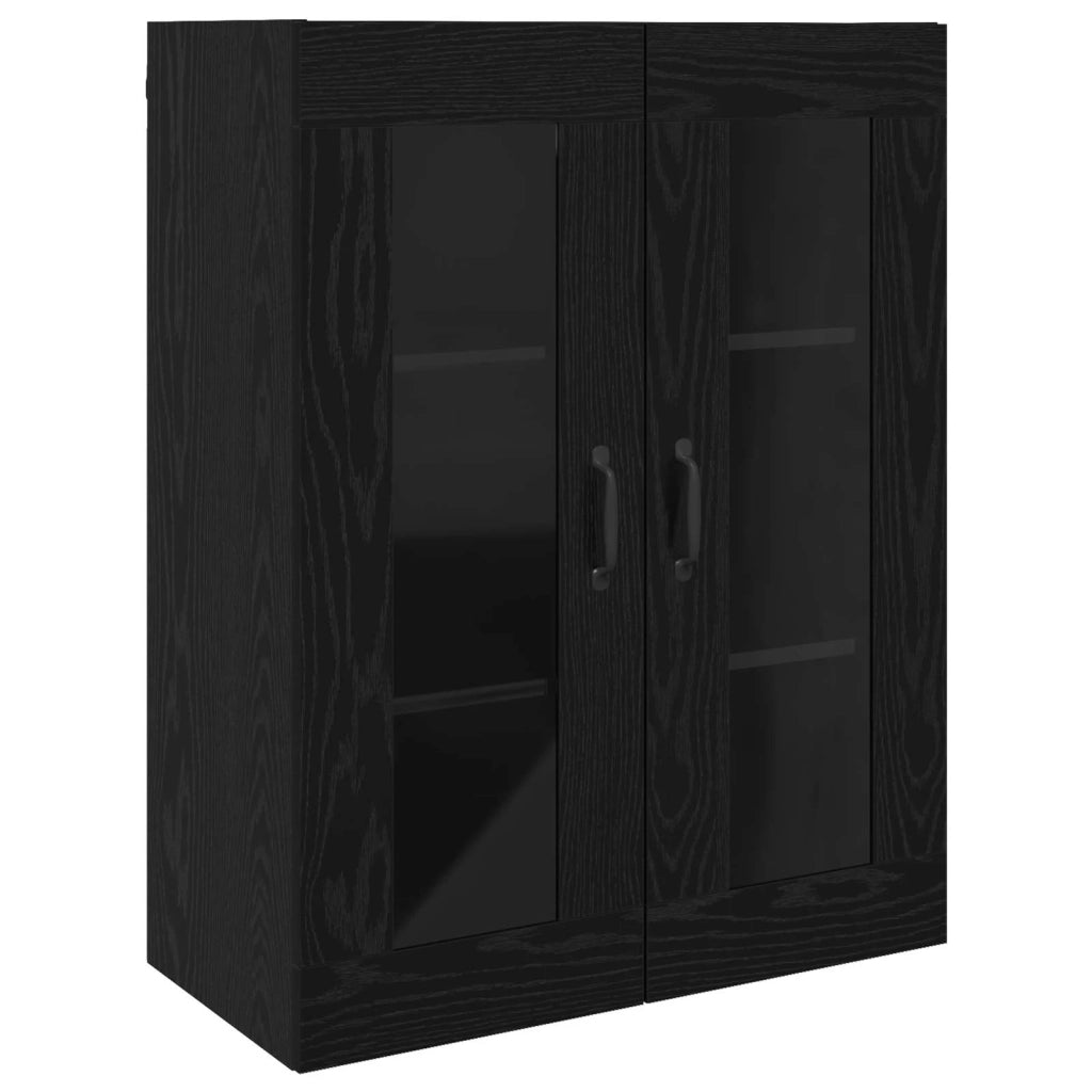 Armadio Montaggio a parete Rovere Nero 69,5 x 34 x 90 cm CFW9199028