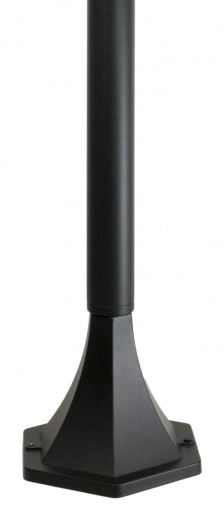 Lampione da esterno 146cm SU-MA Cadiz nero E27 IP43