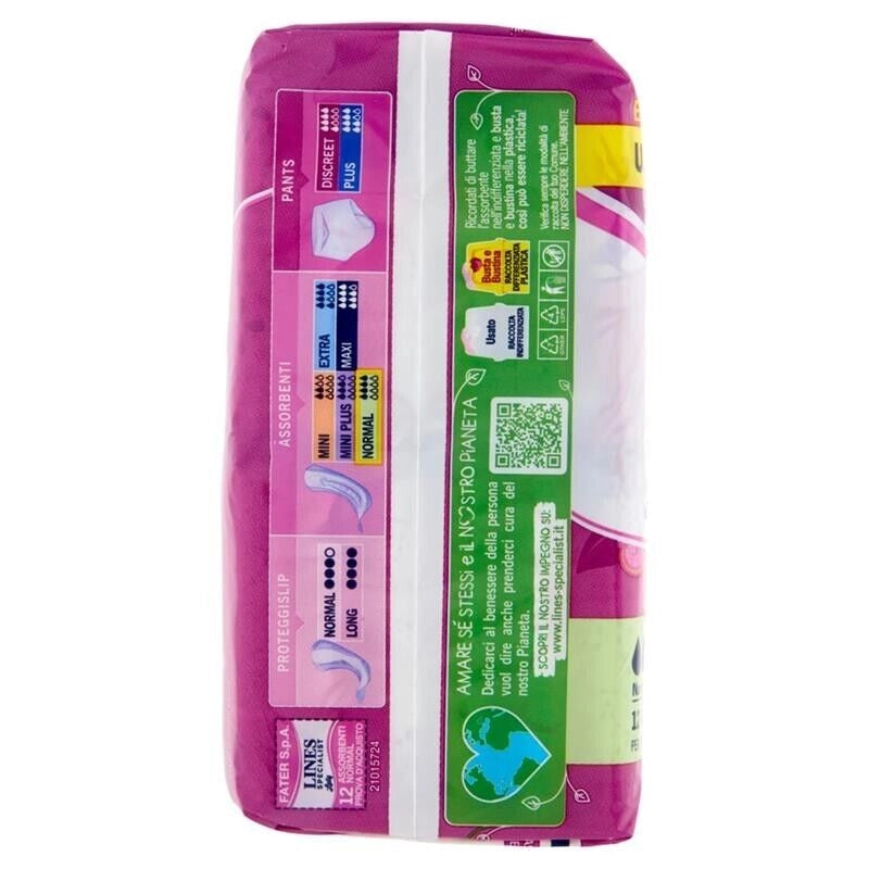 LINES SPECIALIST LADY ASSORBENTI NORMAL 12 PZ ZERO ODORE