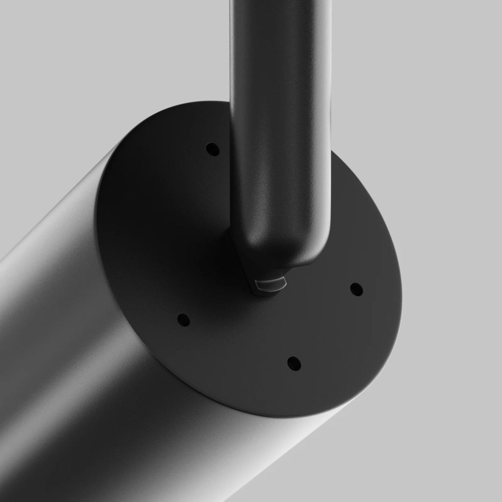 Maytoni Lampada da soffitto moderna Focus 1 luce GU10 nero alluminio