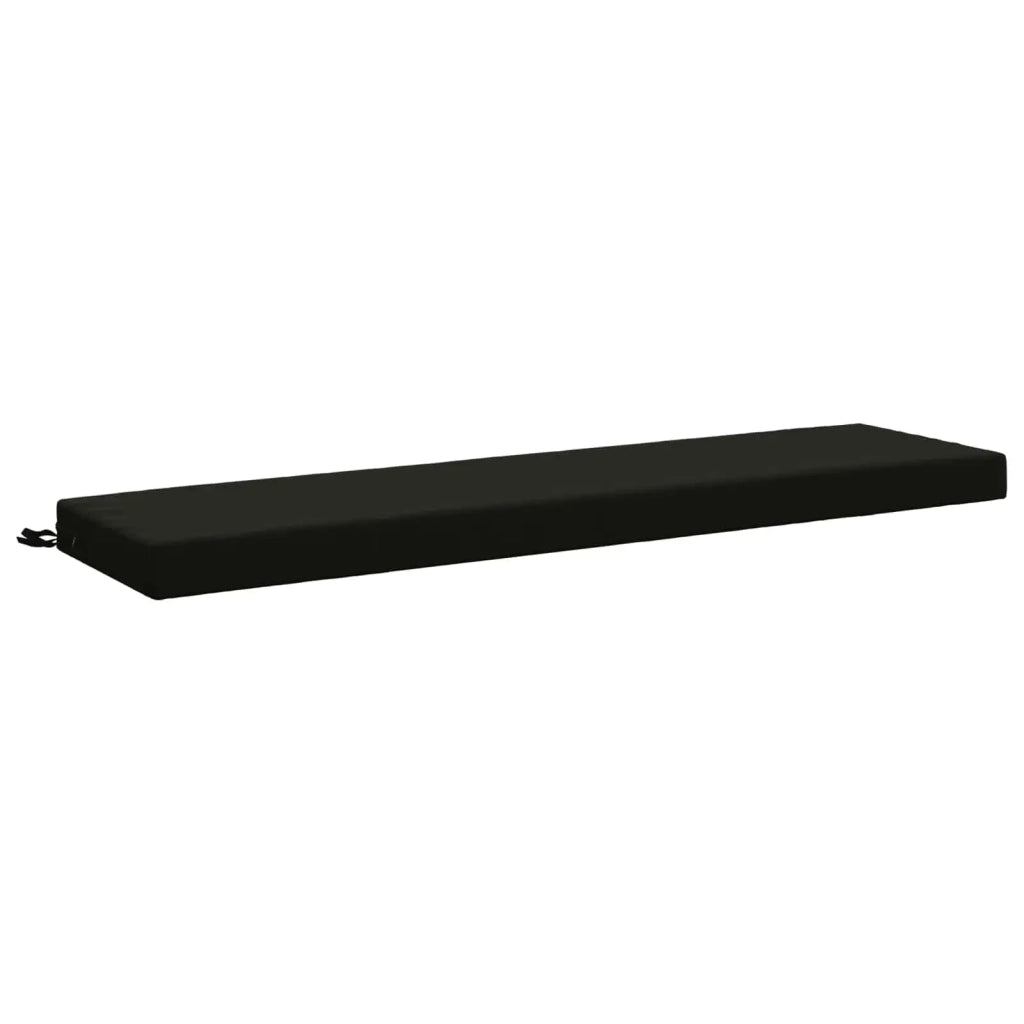 Cuscini per Panchina a 2 Pezzi SOEST 2 pz 100% Poliestere Nero 949865