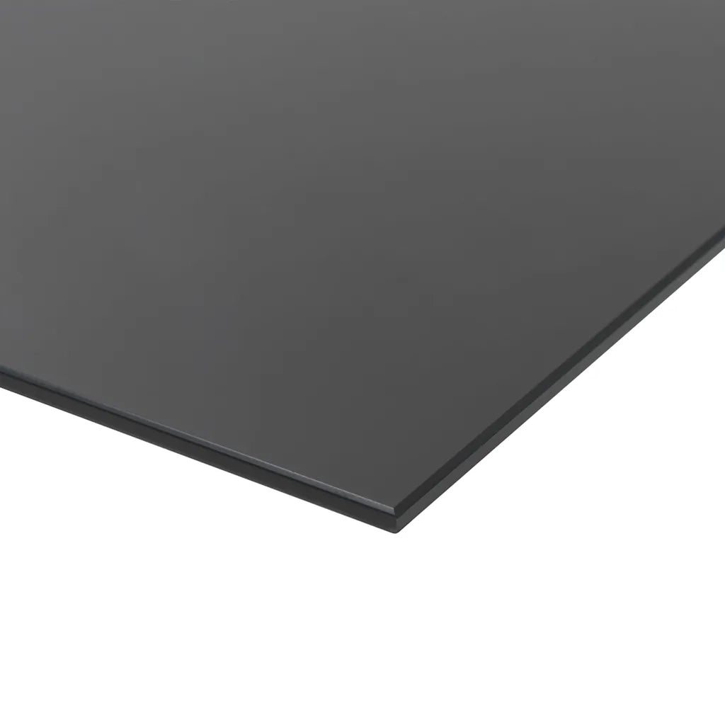 Lavagna Magnetica a Parete in Vetro 80x60 cm Nera 30108
