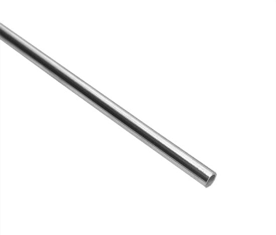 Tubazione in acciaio inossidabile capillare - Tubo cilindrico senza connessioni - 6.8mm ID 8mm OD - 250mm di lunghezza - Per applicazioni industriali - Argento