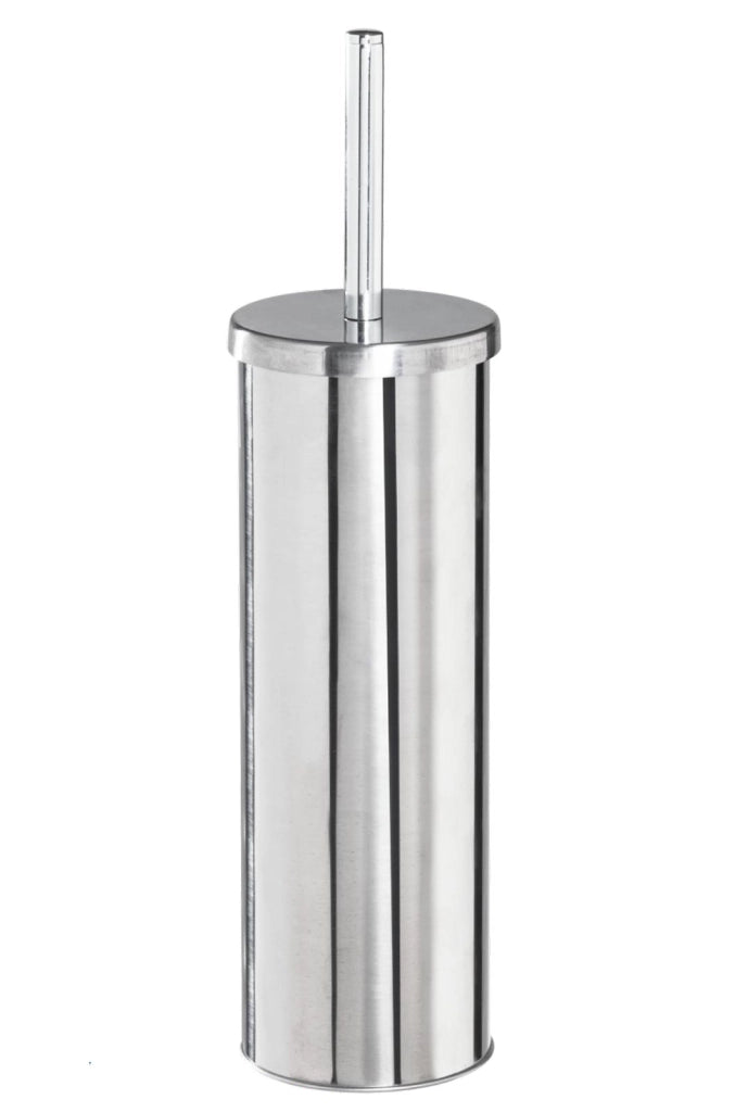 Porta Scopino da Terra Acciaio Inox Cromato WC Wind Metaform