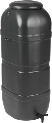 Serbatoio d'acqua 100L con rubinetto e coperchio chiuso - Nero - GN334