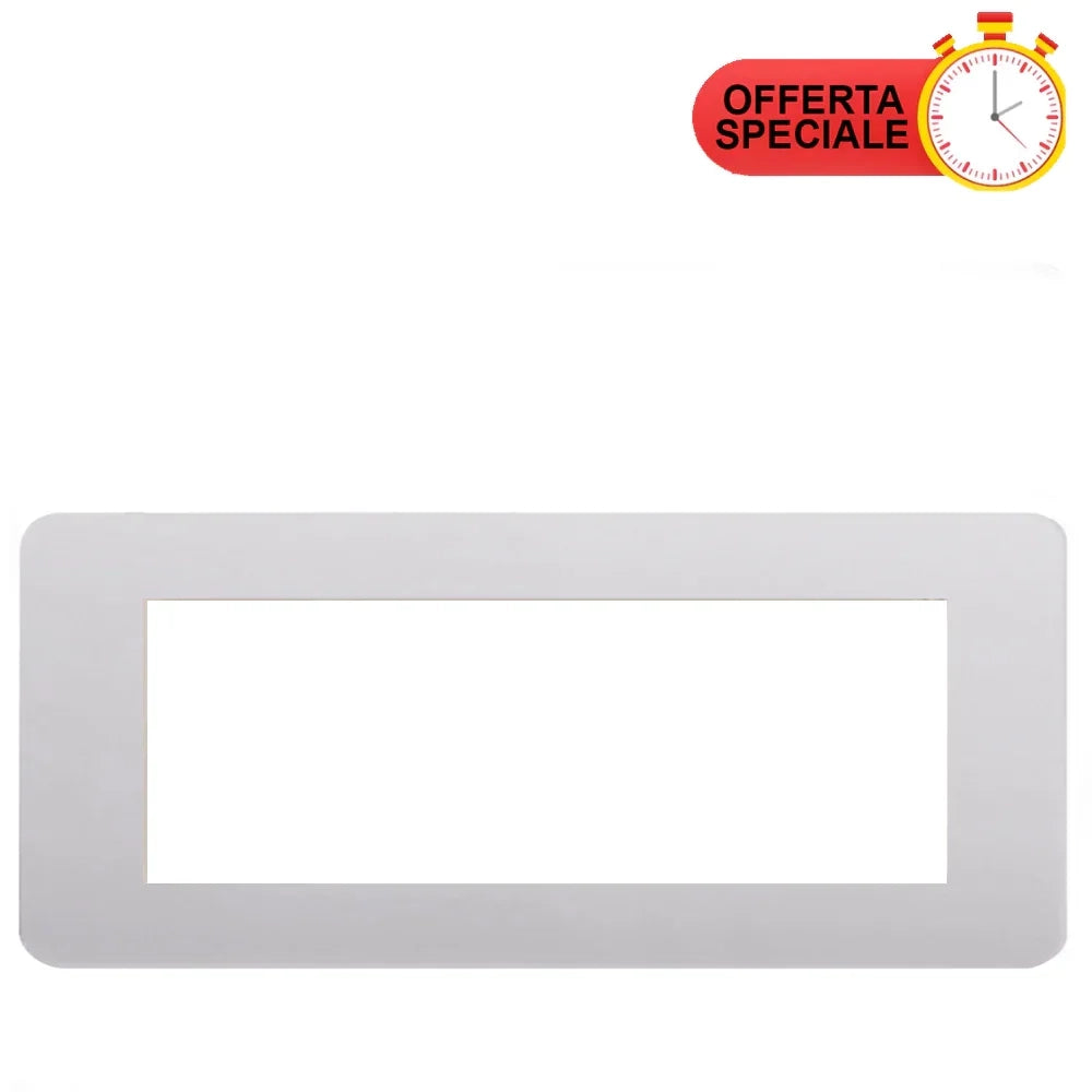 BTicino Matix Placca 6  Posti Cenere AM4806LCN