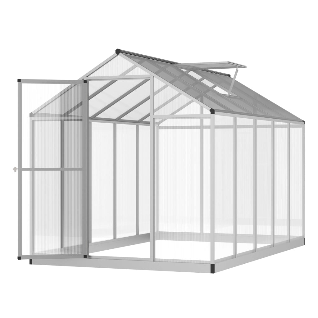 Serra da Giardino ¨C Zephmum ¨C Alluminio Policarbonato Grigio 300x200x200 cm