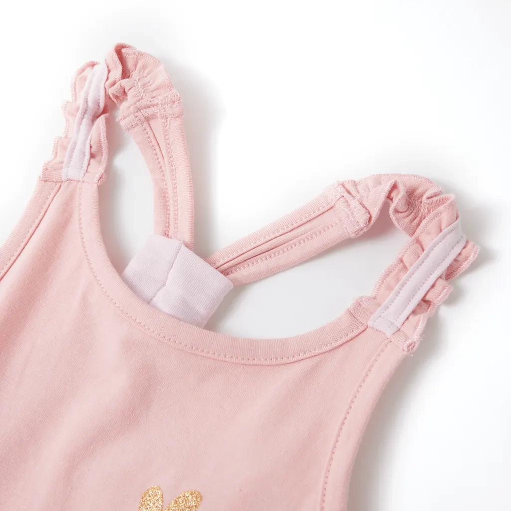 Canotta da Bambina Rosa Chiaro 128 10512