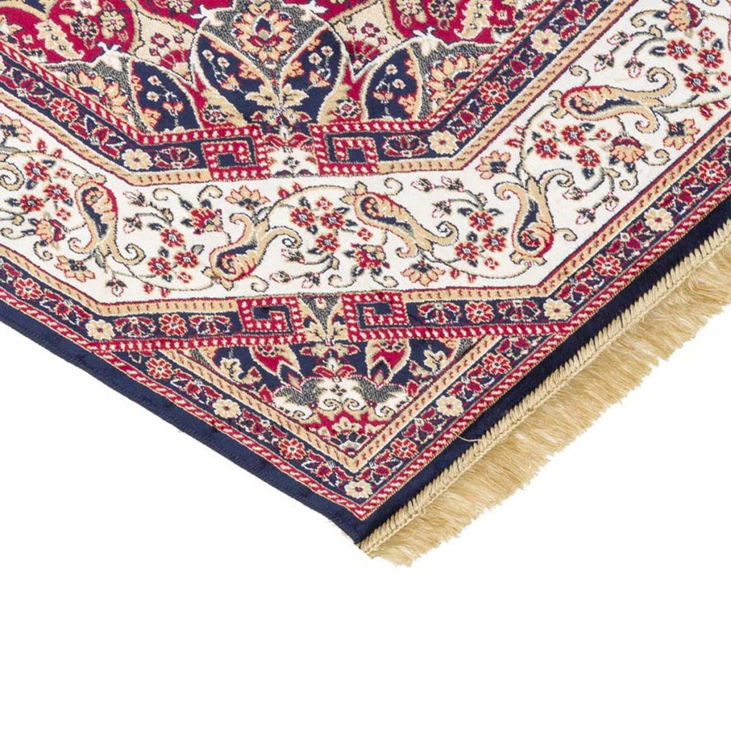 Tappeto RUBINE 317 Keshan BLU cm.160x230 disegno classico persiano stile orientale tradizionale. Tappeto salotto, soggiorno, camera da letto, ingresso, corridoio.