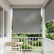 Tenda a Rullo Esterno Blocco UV 90% Grigio Chiaro 60 x 230 cm 42036129