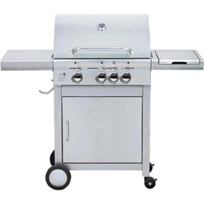 BARBECUE GAS POLKA 3+1 DOMUSFUOCHI 3+1 CM 134X54 H.CM 115