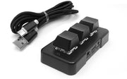 Tastiera wireless, regolabile, adatta per giochi e uso ufficio (nero)