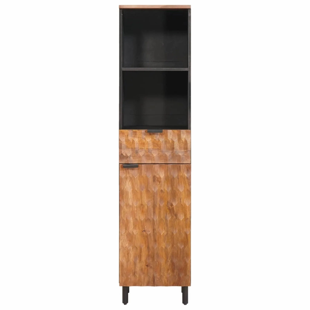 Mobile da Bagno | Armadio da bagno con lo scaffale Marrone 38 x 33 x 160 cm