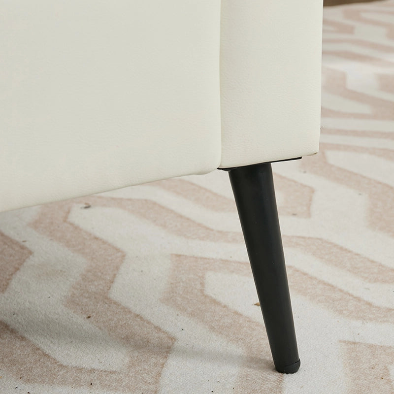 POLTRONA Relax 65x58x35 cm in ecopelle Bianca