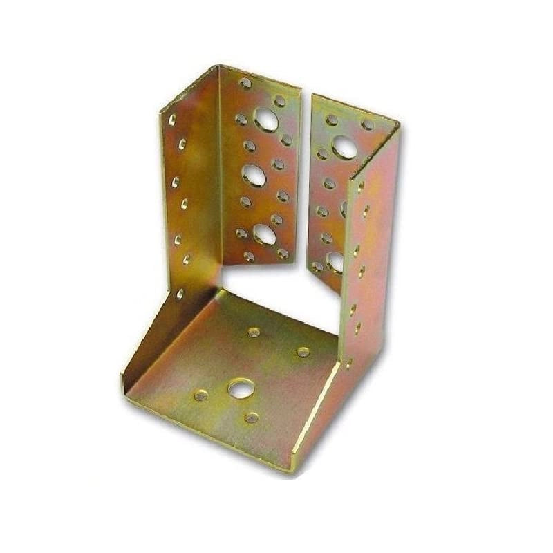 Scarpa di ancoraggio per travi in legno con ali interne 100x100 mm acciaio tropicalizzato