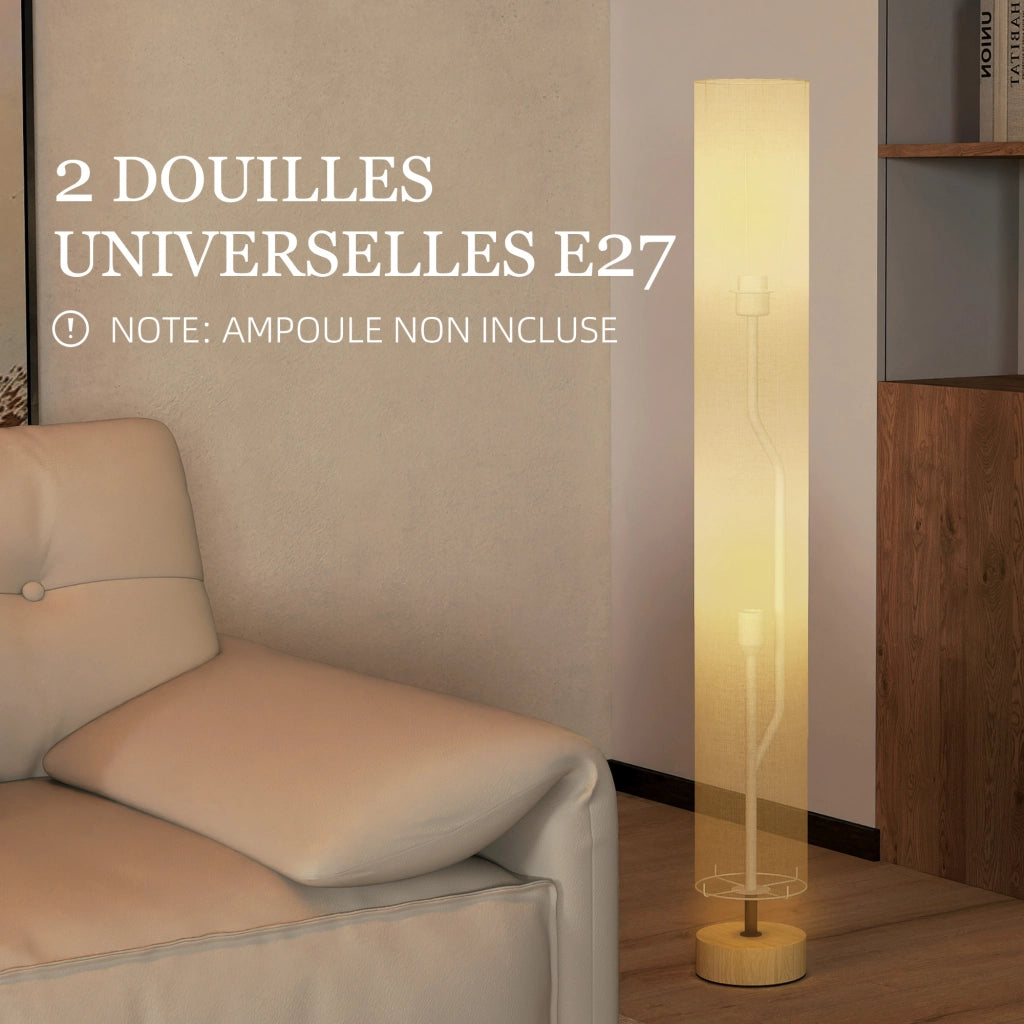 Lampada da terra ¨C Minimal ¨C grigio 120 cm