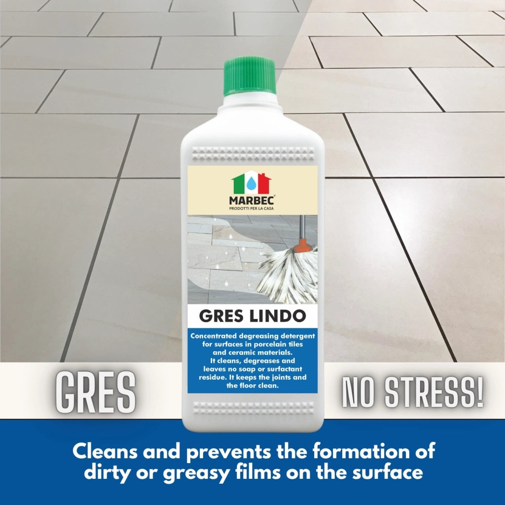 Detergente per gres porcellanato GRES LINDO   5LTx4Pz