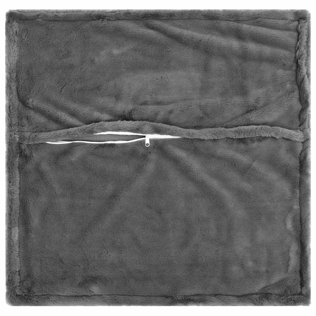 Federa 2 pz HOUTEN Grigio Scuro 35 x 35 cm 916629