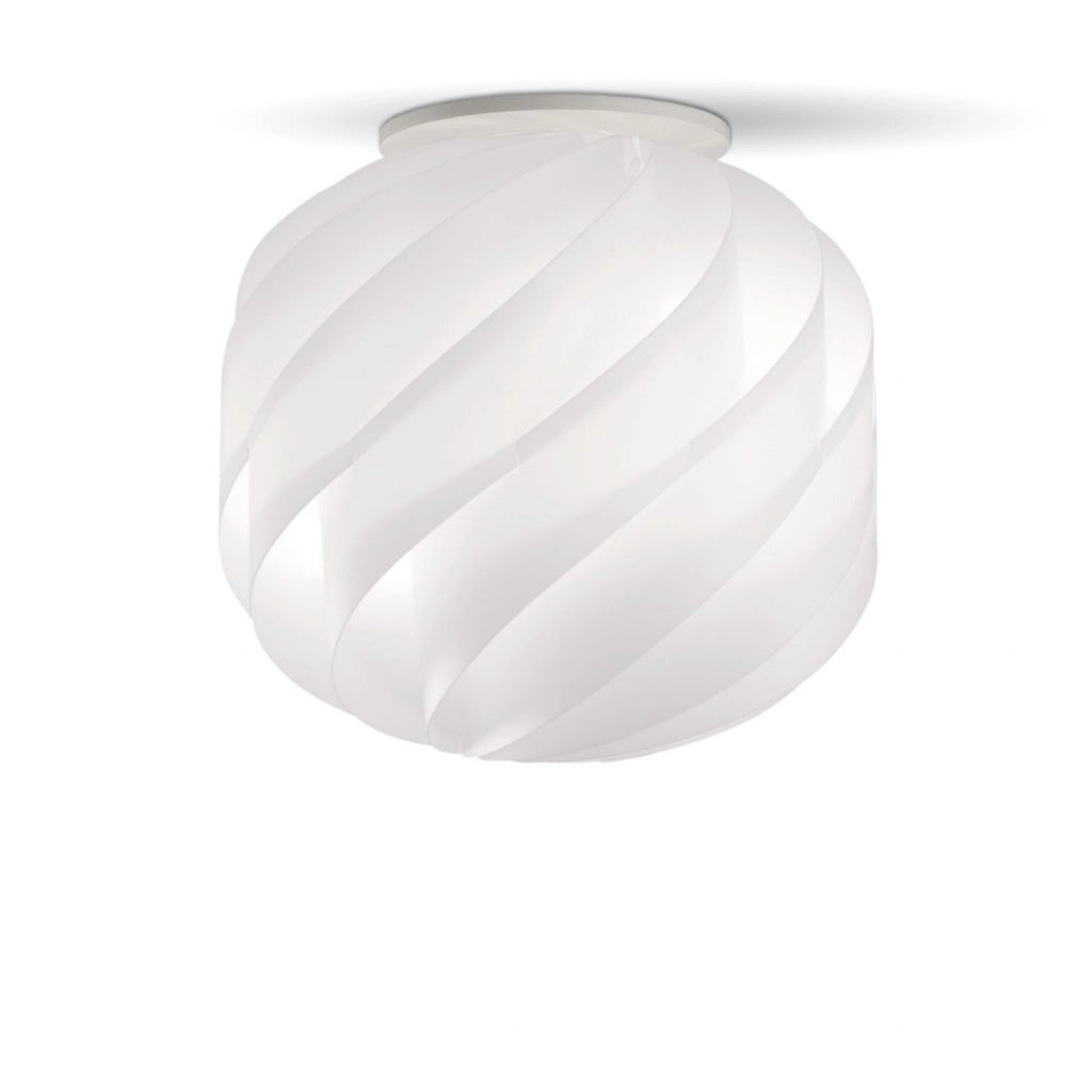 Plafoniera Bianco Cm. 25 x 24h