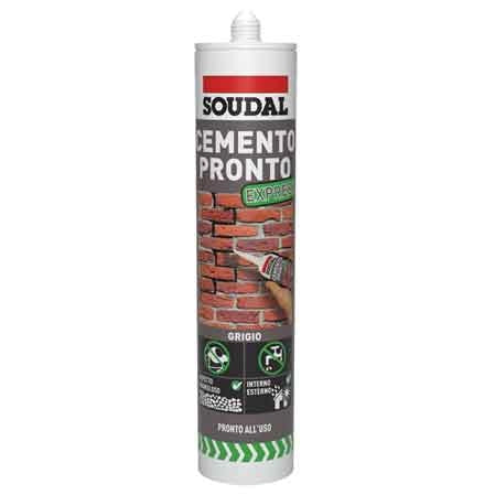 SIGILLANTE GRANULOSO 'REPAIR EXPRESS' SOUDAL 300 ml - Grigio - SOUDAL