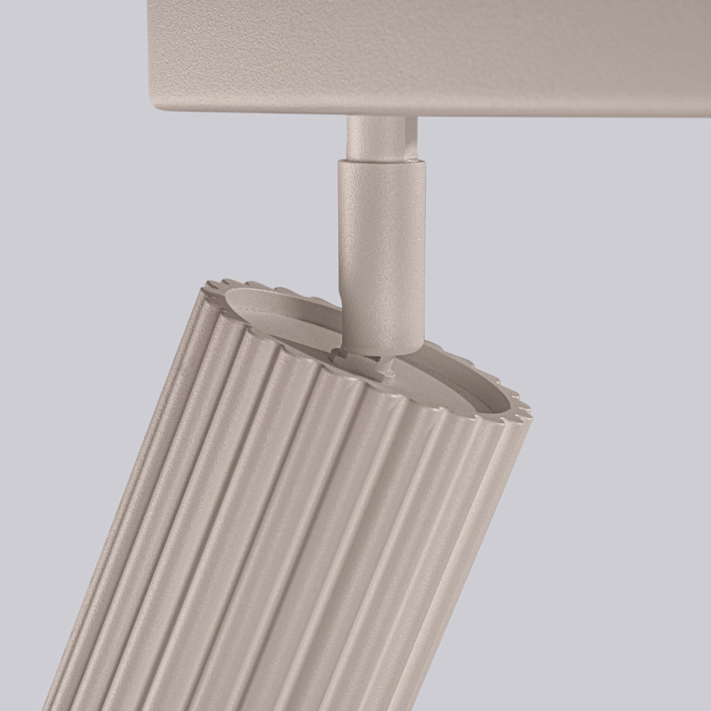 Lampada da soffitto KARBON 2 taupe