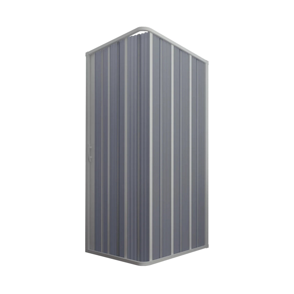 Box Doccia in PVC 90x90CM H185 a soffietto con Apertura Laterale colore Bianco mod. Flex