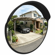 Specchio Traffico Convesso Nero Plastica PC per Esterni 30 cm 141679