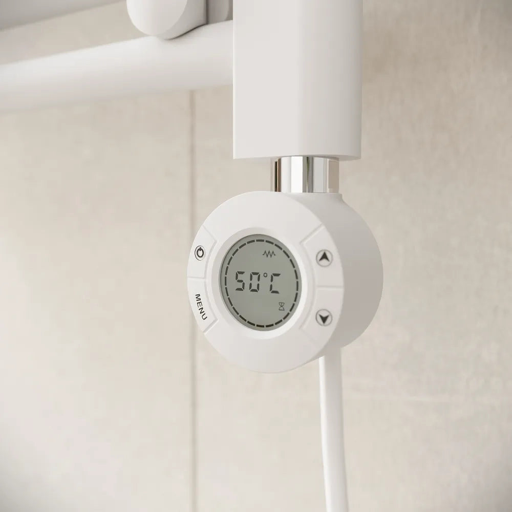 Termoarredo elettrico 1200x500 bianco opaco interasse 450 | Polaris