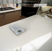 BILANCIA DIGITALE DA CUCINA IN VETRO ZEPHIR
