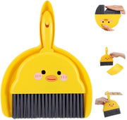 Set di spazzole e setole per pulizia - design compatto e accattivante - 1 pezzo - giallo