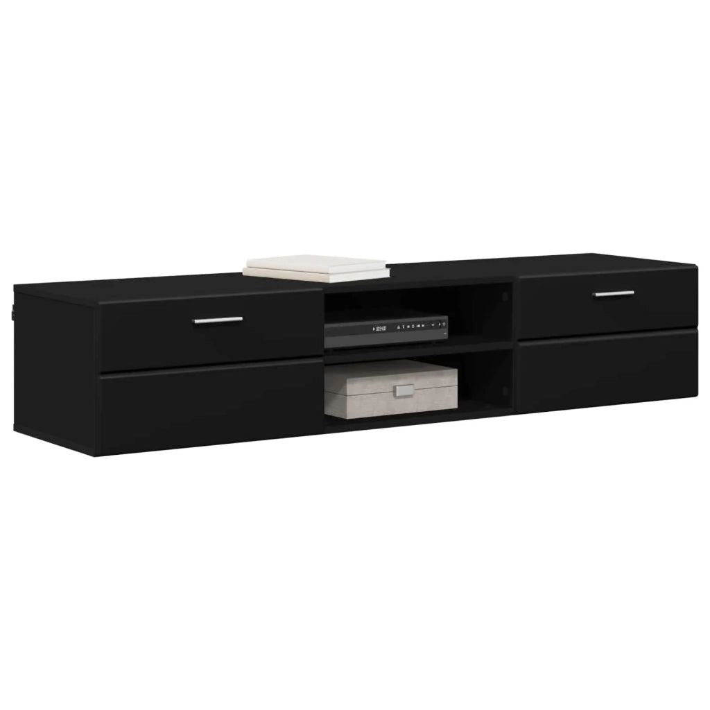 Armadio in Legno Nero 150 x 39 x 30 cm Legno multistrato CFW5426911