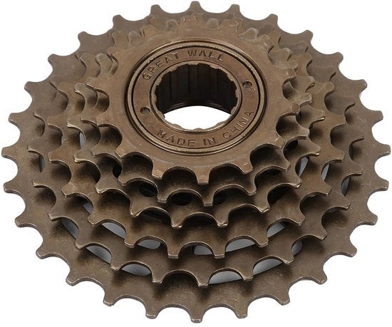 Veloce 6 Marce - 14T/28T Cambio Veloce - Rimpiazzo Bicicletta da Montagna - Alta Qualità Materiale - Resistente ai Sfregamenti - Affidabile nel Tempo - Manubrio Bicicletta